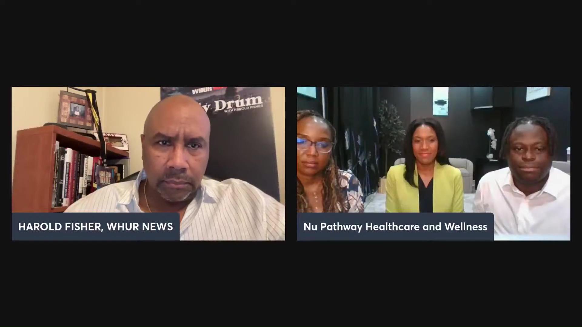 Nu Pathway providers with Harold Fisher of WHUR 96.3